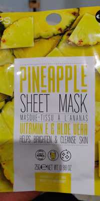 PRIMARK - Masque-tissu à l'ananas