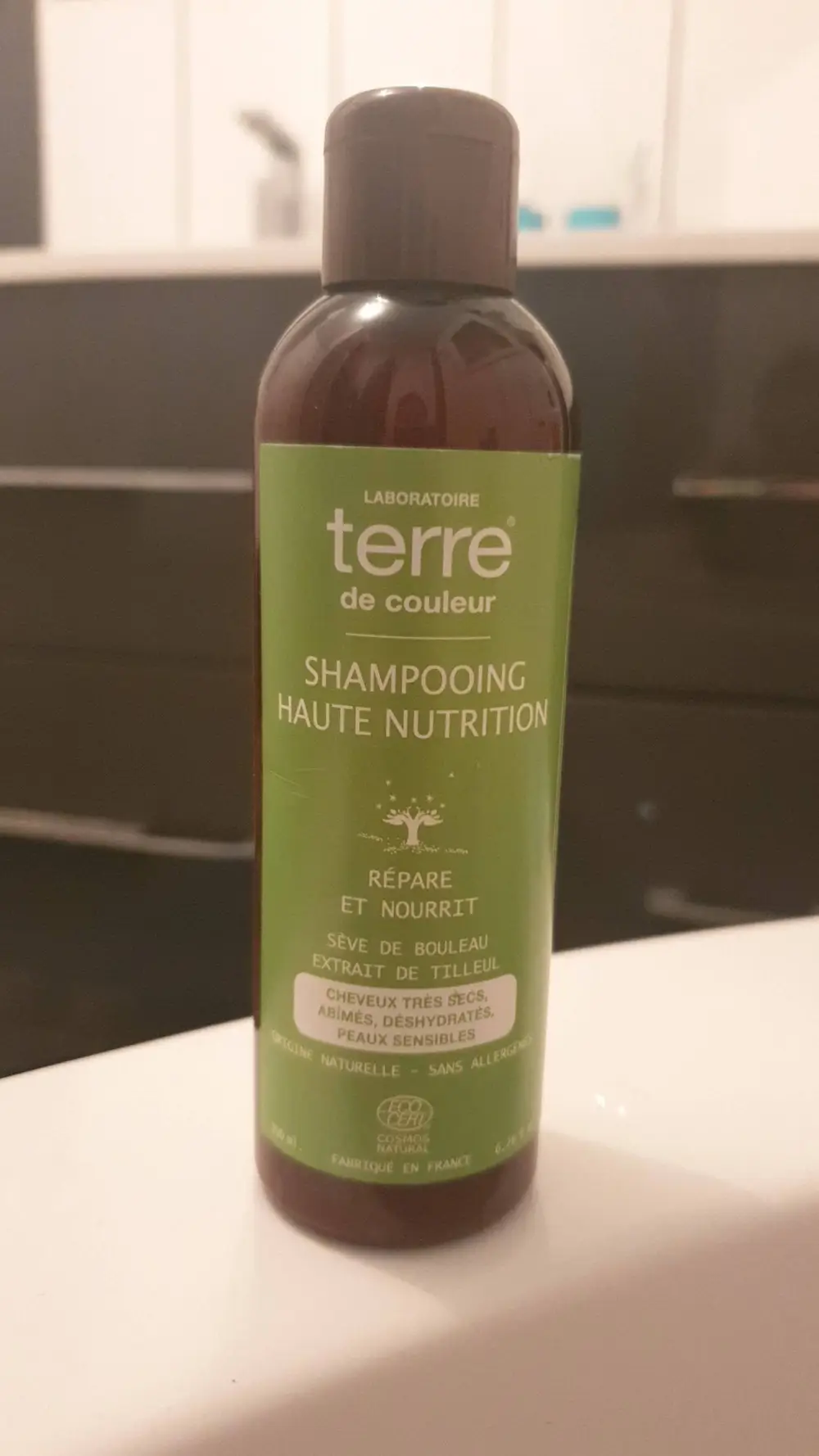 LABORATOIRE TERRE DE COULEUR - Shampooing hautre nutrition - cheveux très secs