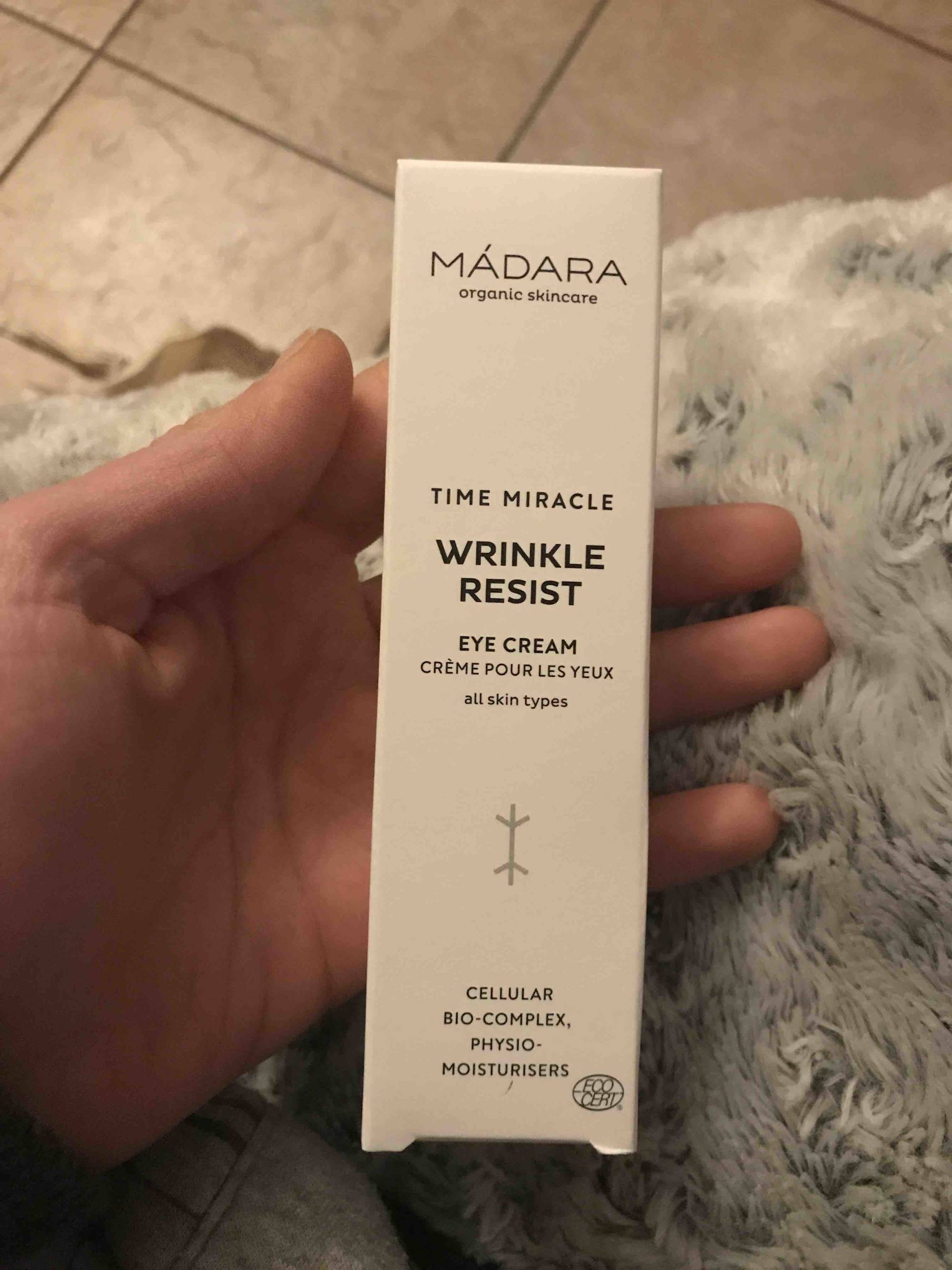 MÁDARA - Time miracle wrinkle resist - Crème pour les yeux