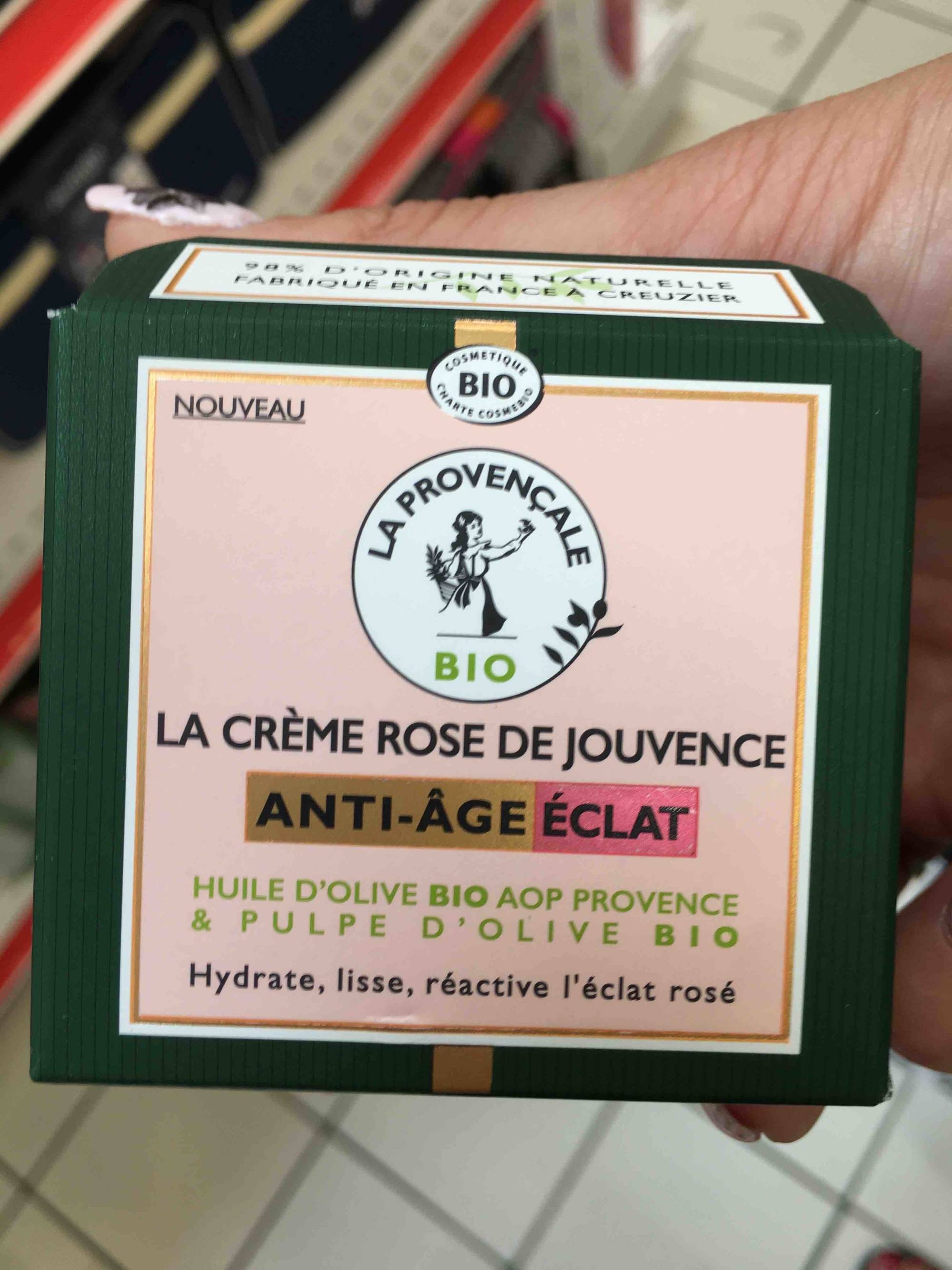Crème Rose de Jouvence Visage Anti-Âge Bio Eclat LA PROVENCALE BIO