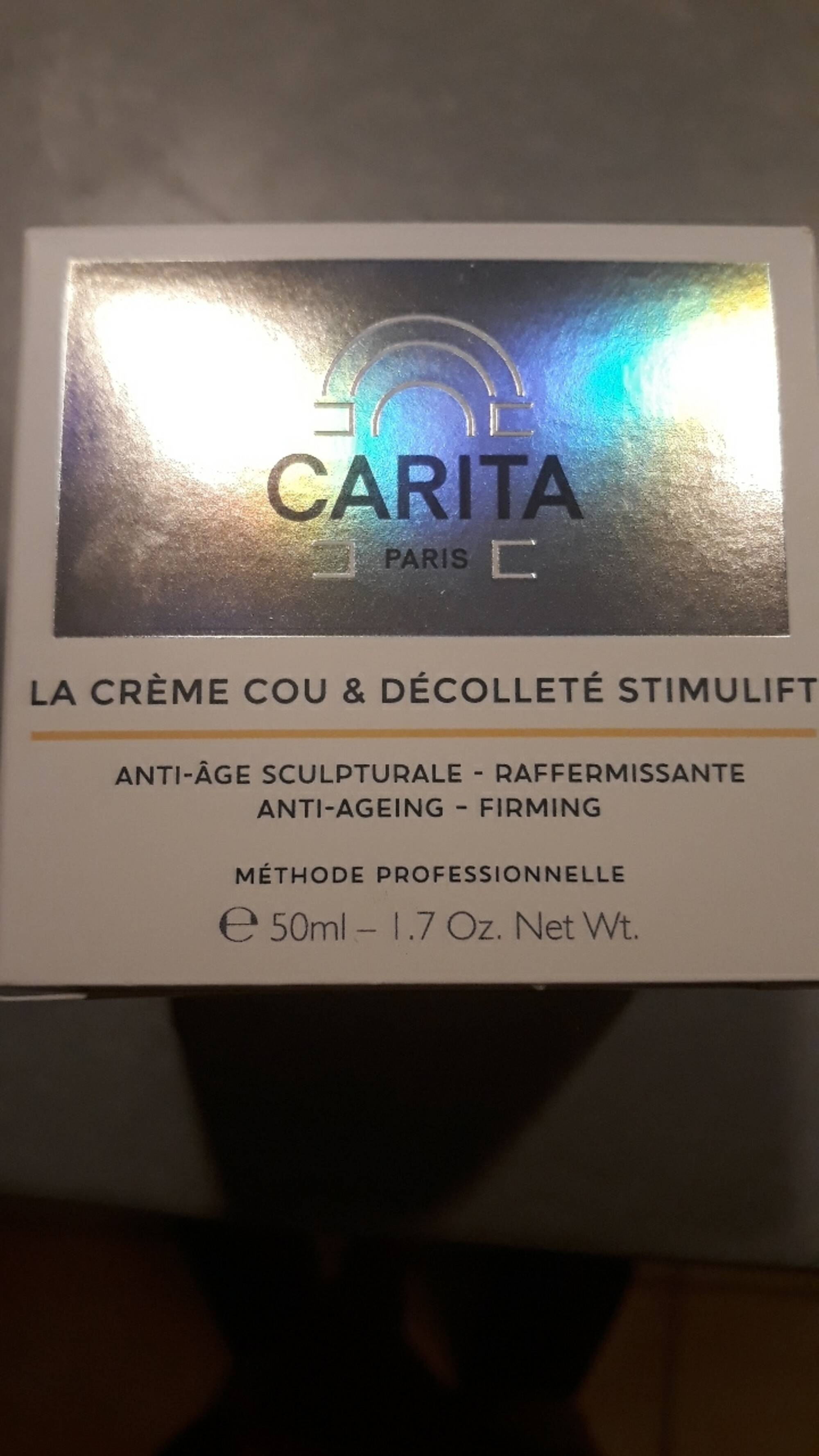 CARITA - La crème cou & décolleté stimulift