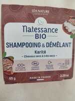 NATESSANCE - Cheveux secs à très secs - Shampooing et démêlant karité  bio