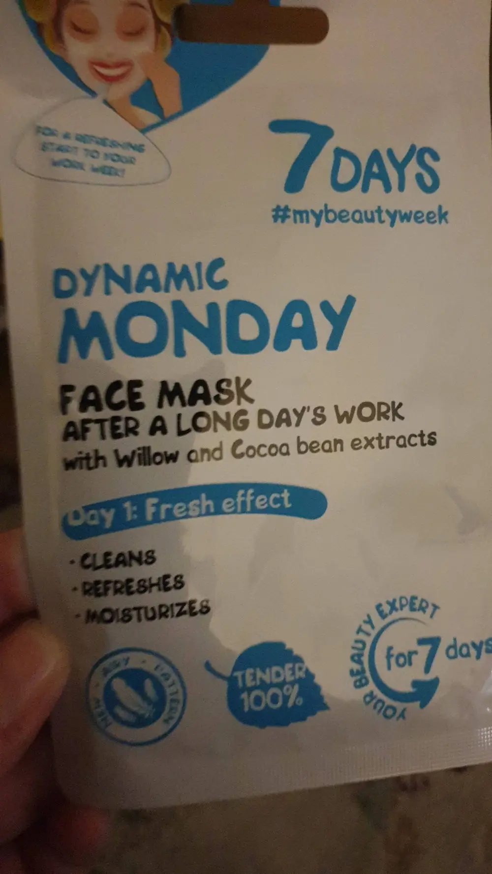 7 DAYS BEAUTY - Dynamic monday - Face mask