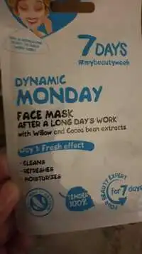 7 DAYS BEAUTY - Dynamic monday - Face mask