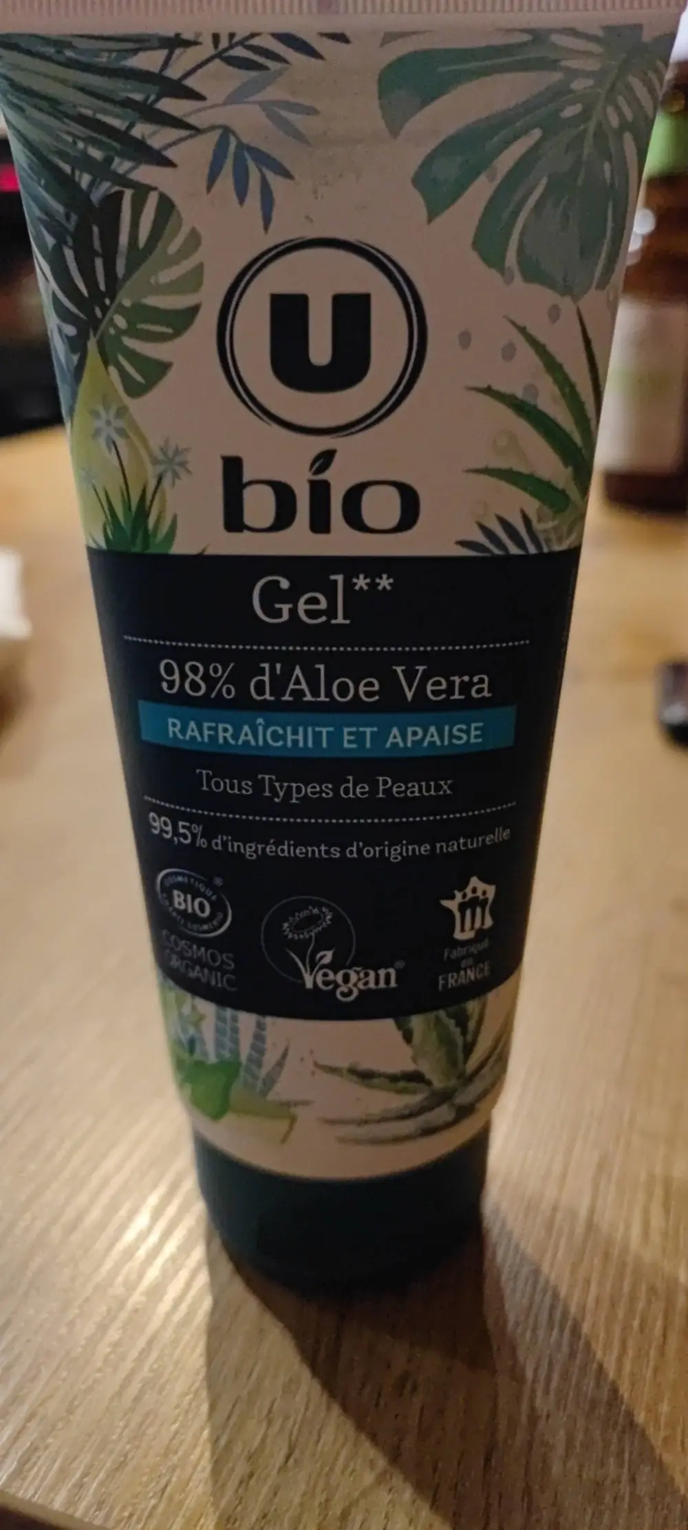 U - Gel aloe vera rafraîchit et apaise