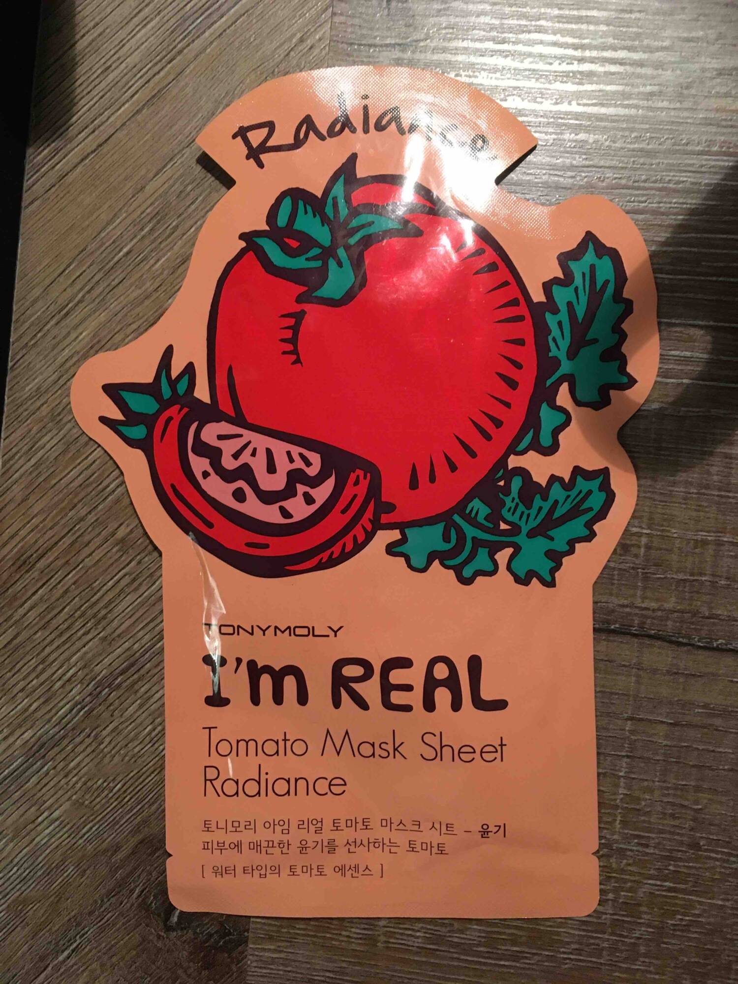 TONYMOLY - I'm real - Tomato mask sheet radiance