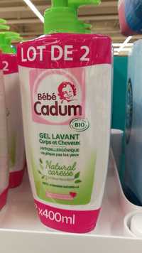 CADUM - Bébé cadum - Gel lavant corps et cheveux natural caresse