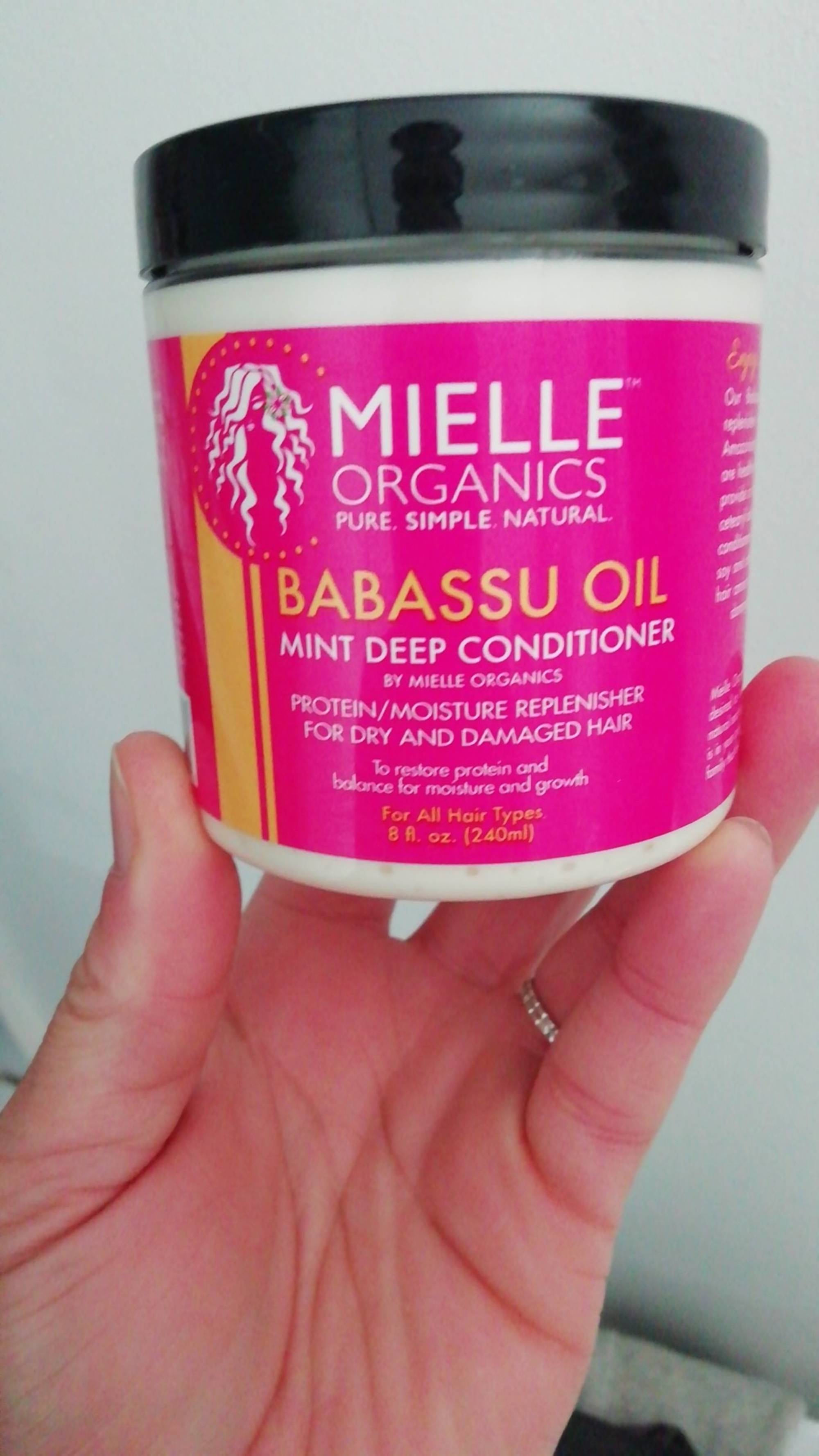 MIELLE ORGANICS - Babassu oil mint deep conditioner
