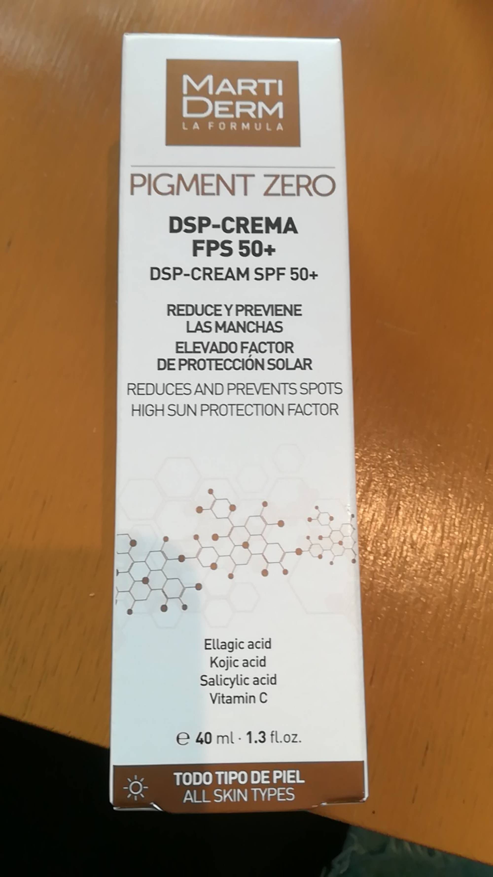 MARTIDERM - Pigment zero - DSP-Crema SPF 50+