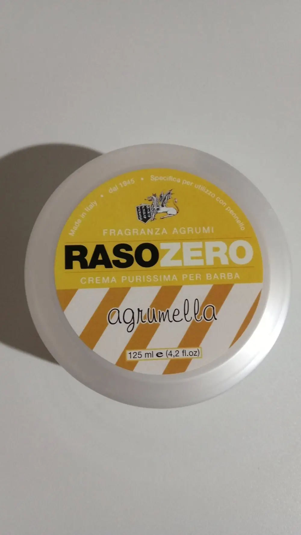 AGRUMELLA - Rasozero - Crema purissima per barba