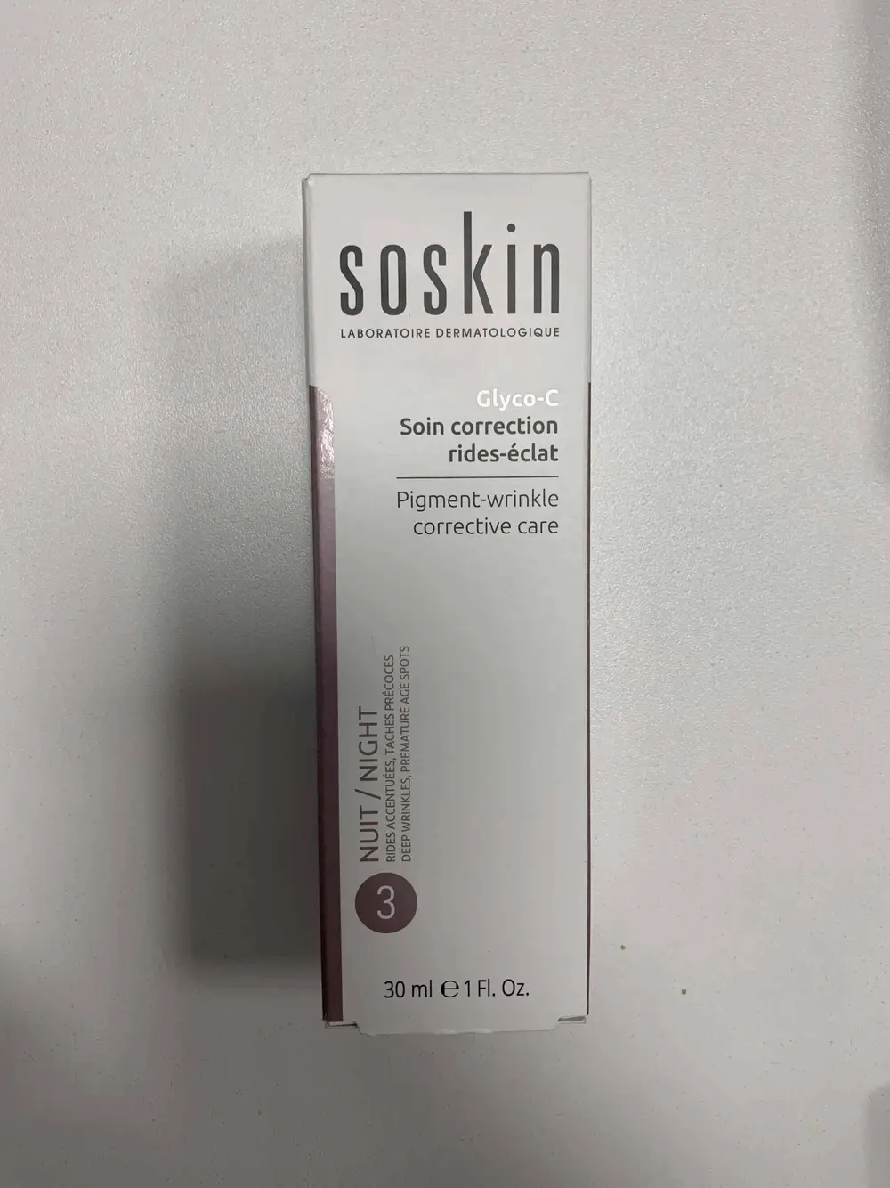 SOSKIN - Glyco-C - Soin correction rides-éclat