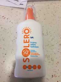 SOLERO - Le spray solaire hydratant SPF 50+