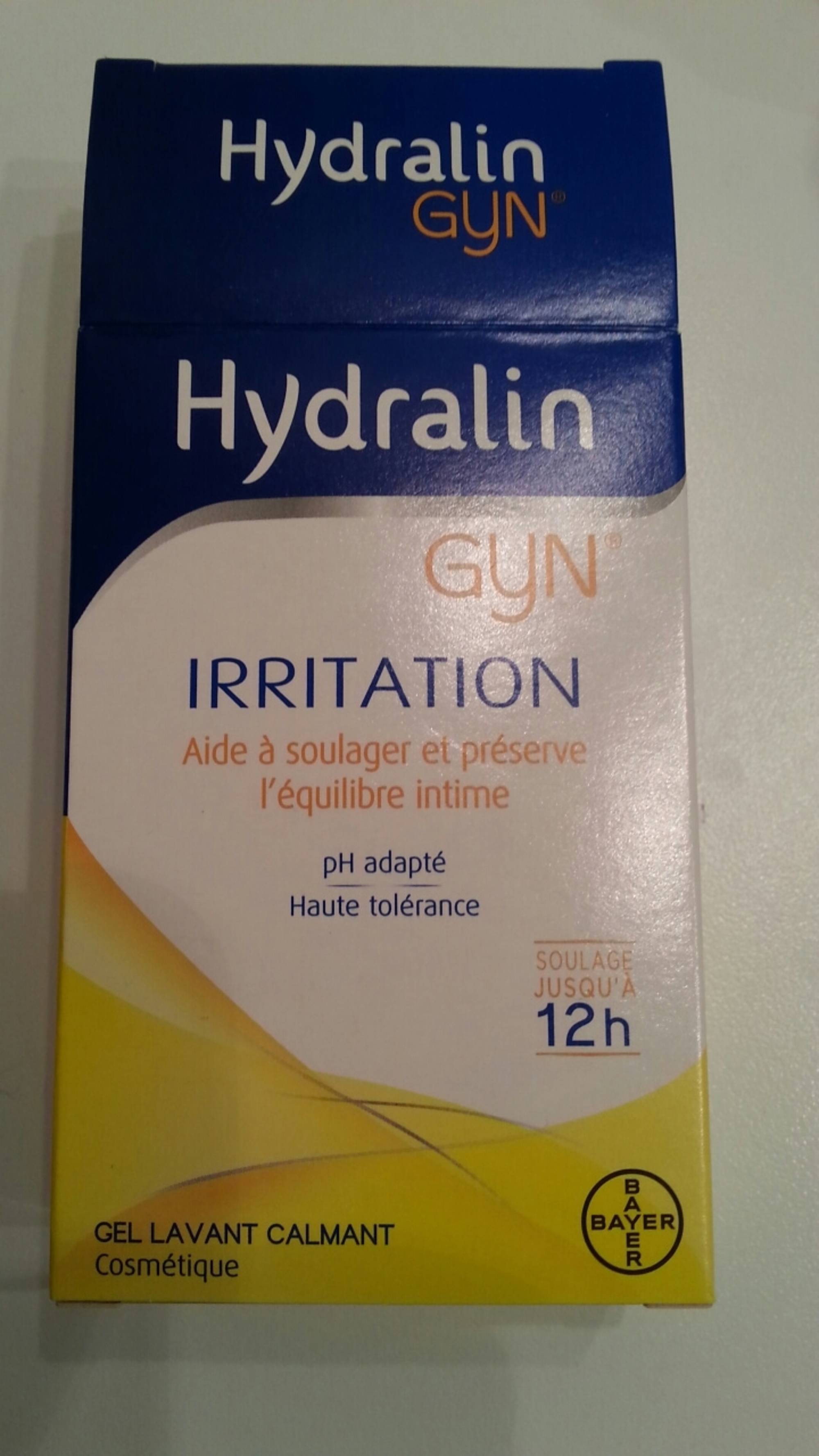 Hydralin Gyn Irritation Gel Lavant Calmant 100 ml