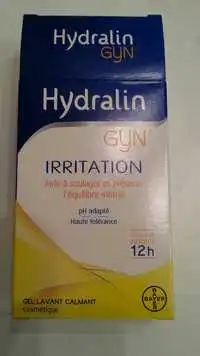 HYDRALIN - Gyn irritation - Aide à soulager et préserve l'équilibre intime