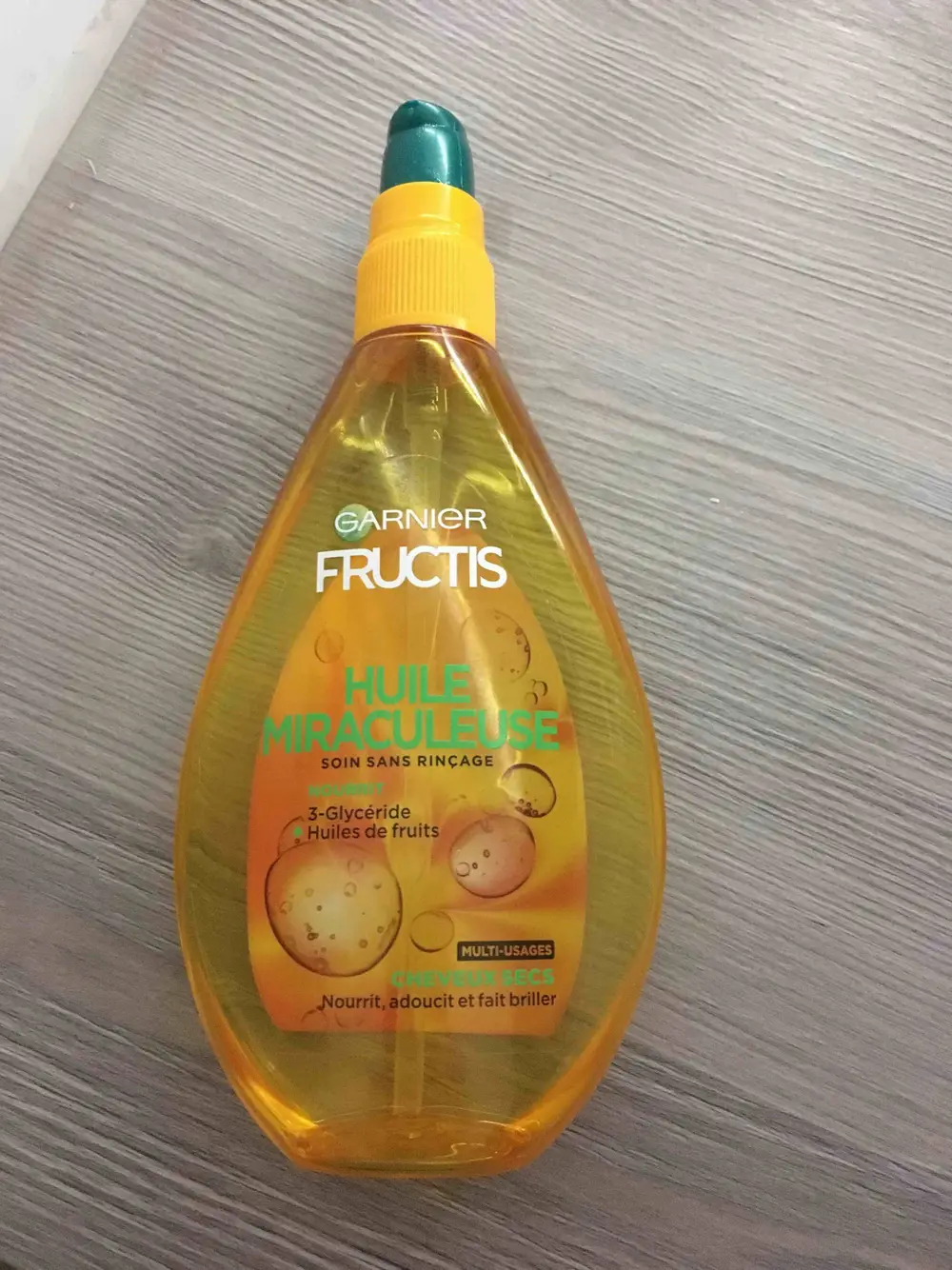 GARNIER - Fructis - Huile miraculeuse soins sans rinçage