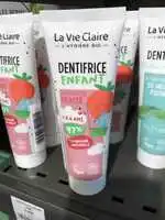 LA VIE CLAIRE - Dentifrice enfant à l'extrait de fraise