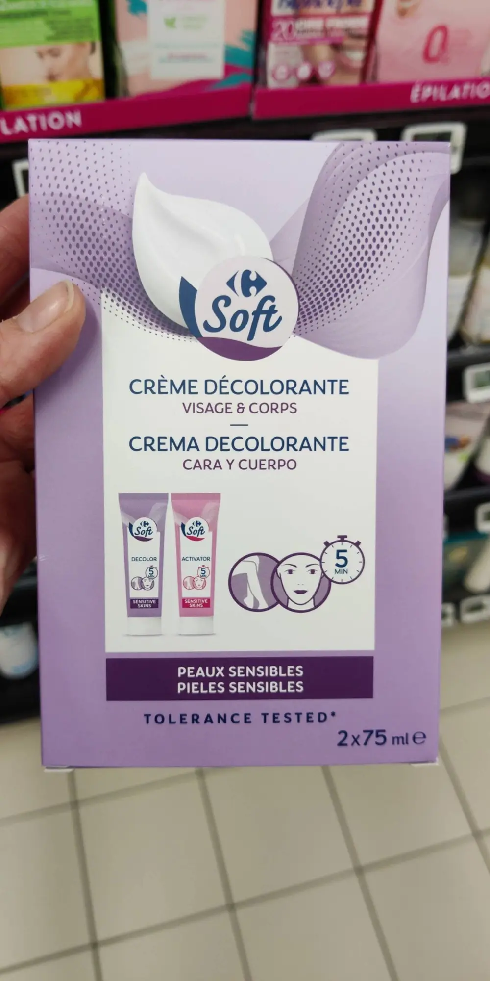 CARREFOUR - Carrefour Soft - Crème décolorante