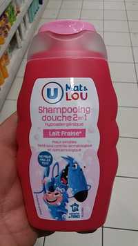 BY U - Mat & Lou - Shampooing douche 2 en 1 lait fraise