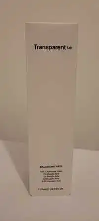 TRANSPARENT LAB - Balancing peel