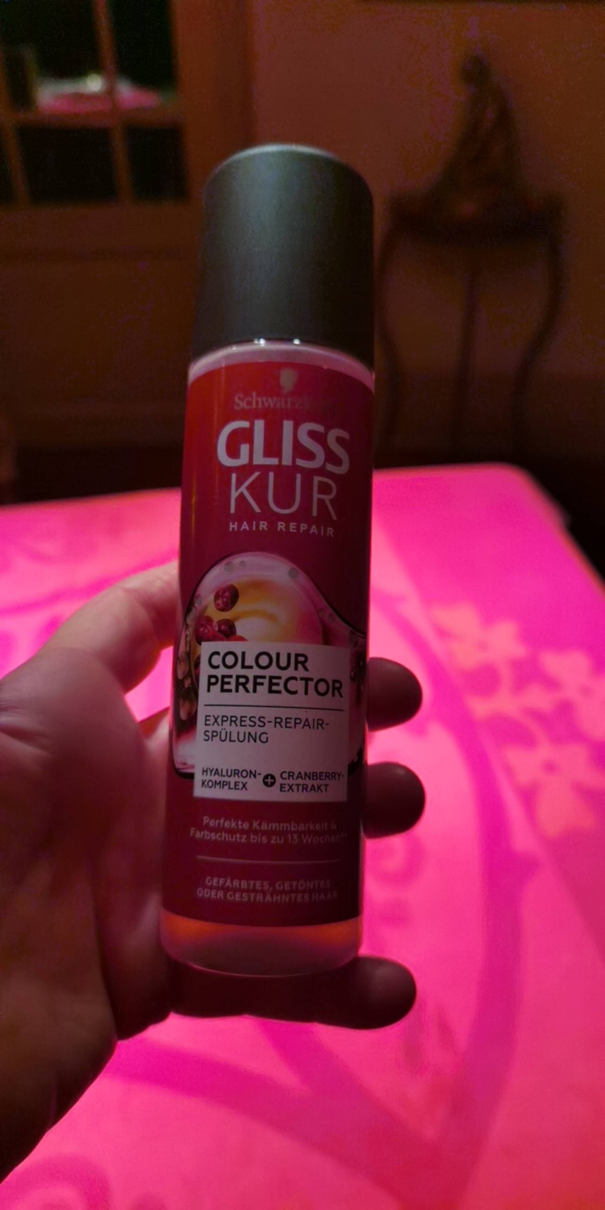 SCHWARZKOPF - Gliss kur - Colour perfector Express-repair-spülung