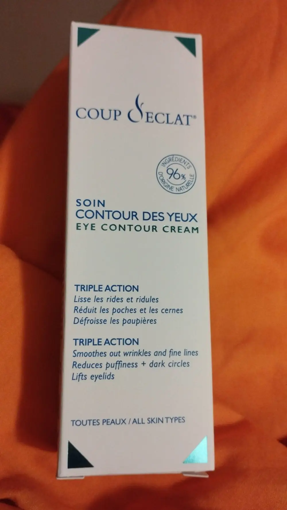 COUP D'ECLAT - Soin contour des yeux triple action