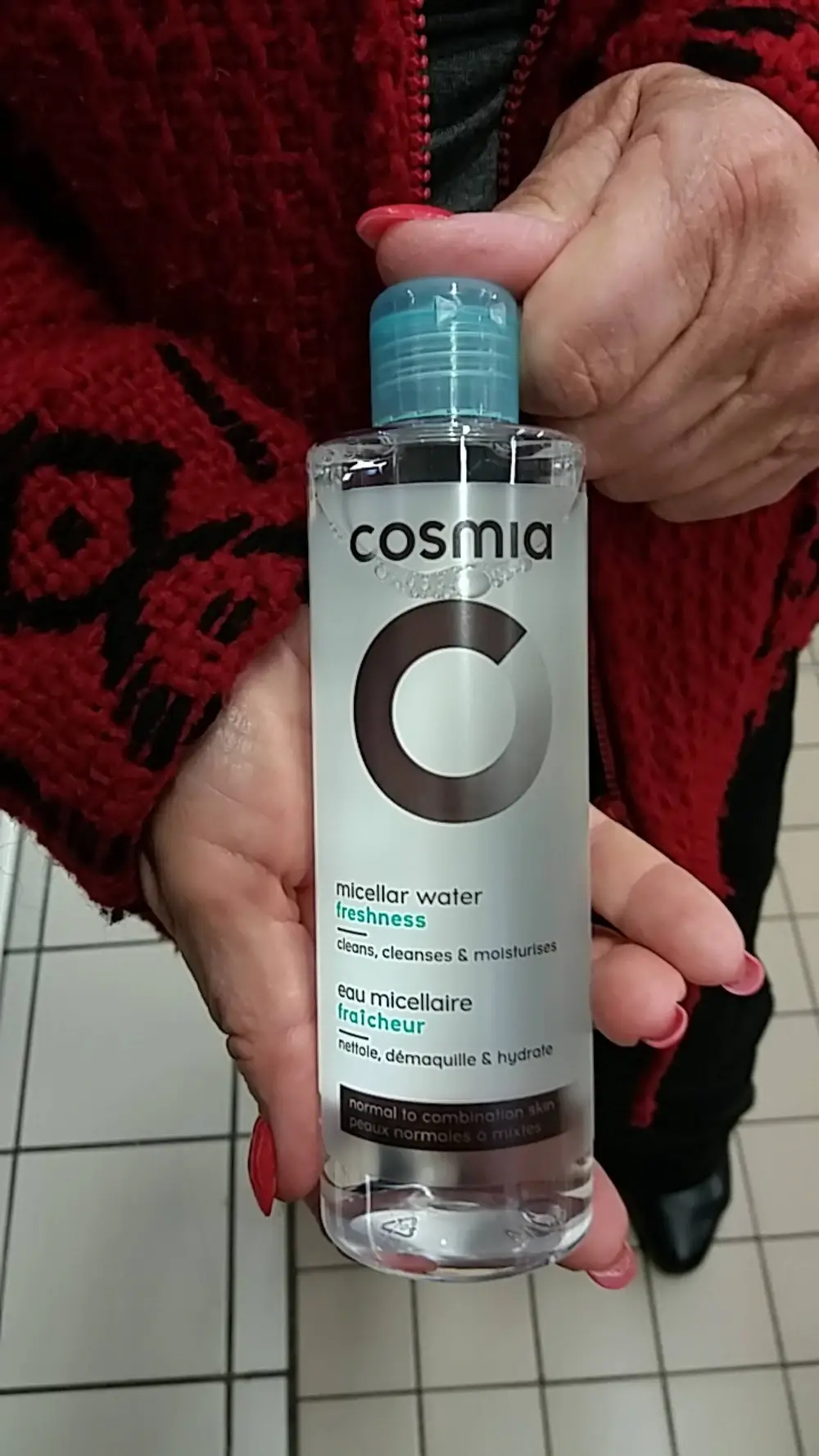 COSMIA - Eau micéllaire fraîcheur - nettoie, démaquille & hydrate