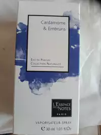 L'ESSENCE DES NOTES - Cardamome & embruns - Eau de parfum 