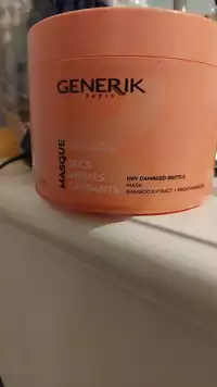GENERIK - Masque cheveux secs abimés cassants