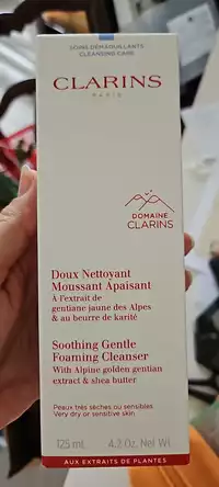 CLARINS - Doux nettoyant moussant apaisant