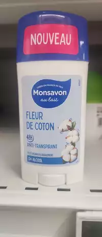 MONSAVON - Fleur de coton - Anti-transpirant 48h