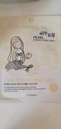 ESFOLIO - Pearl - Essence mask sheet