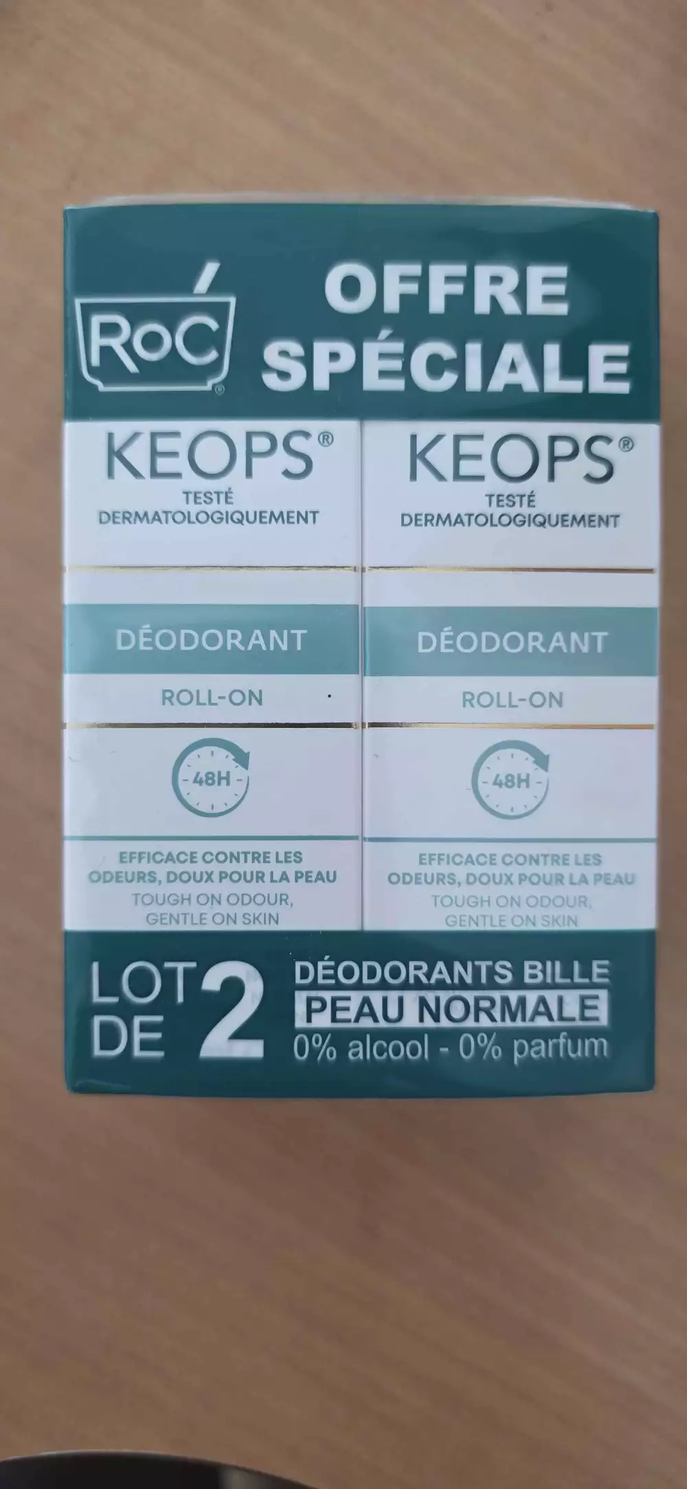 ROC - Keops - Déodorant roll-on 48h