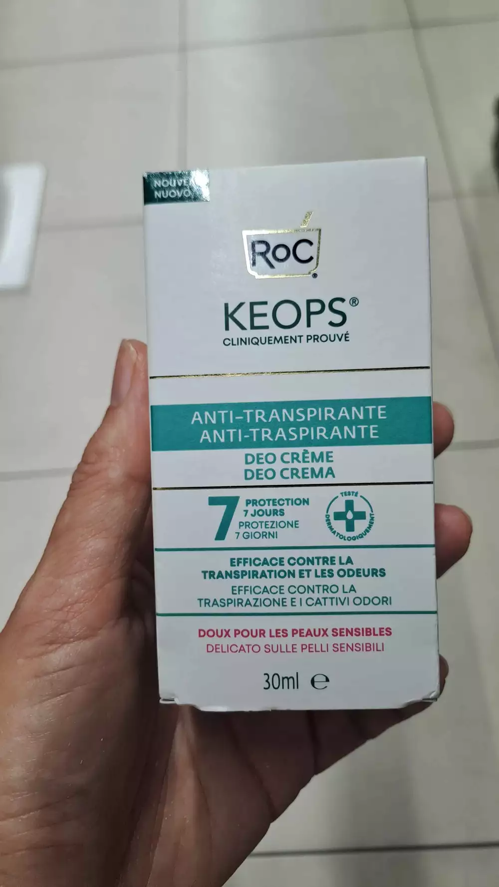 ROC - Keops - Anti-transpirante deo crème
