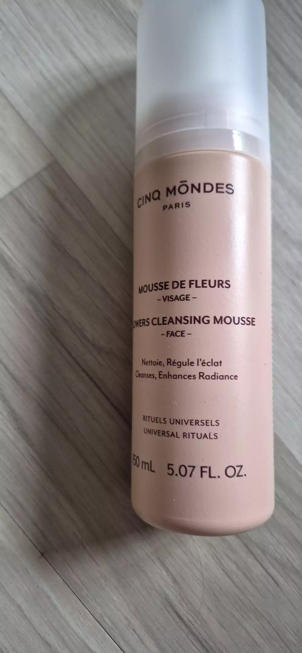 CINQ MONDES - Mousse de fleurs visage