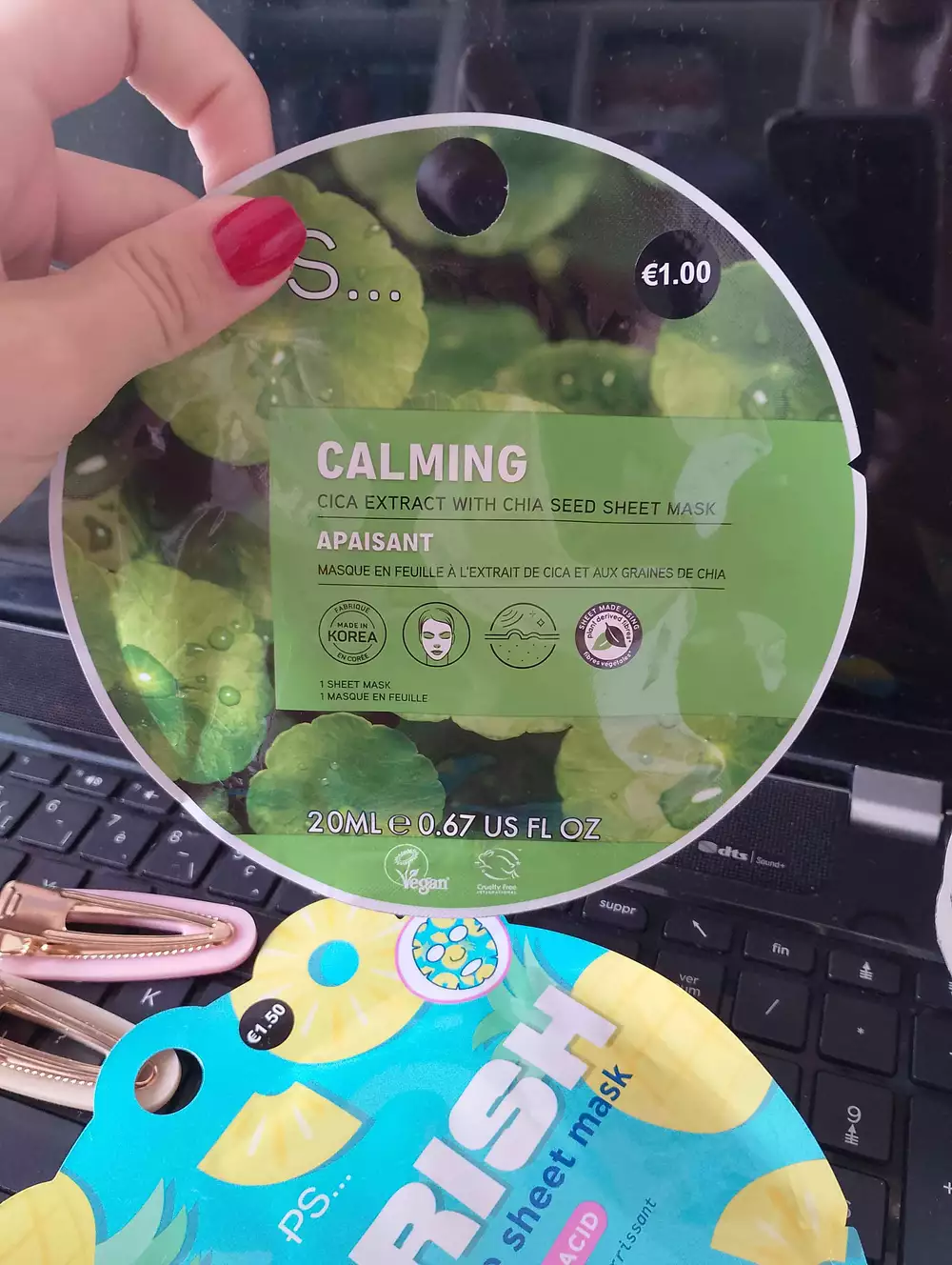 PRIMARK - PS calming - Masque en feuille 