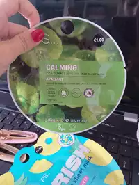 PRIMARK - PS calming - Masque en feuille 