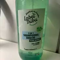 LABEL TRIBU - Peaux sensibles - 2 en 1 Shampooing douche 