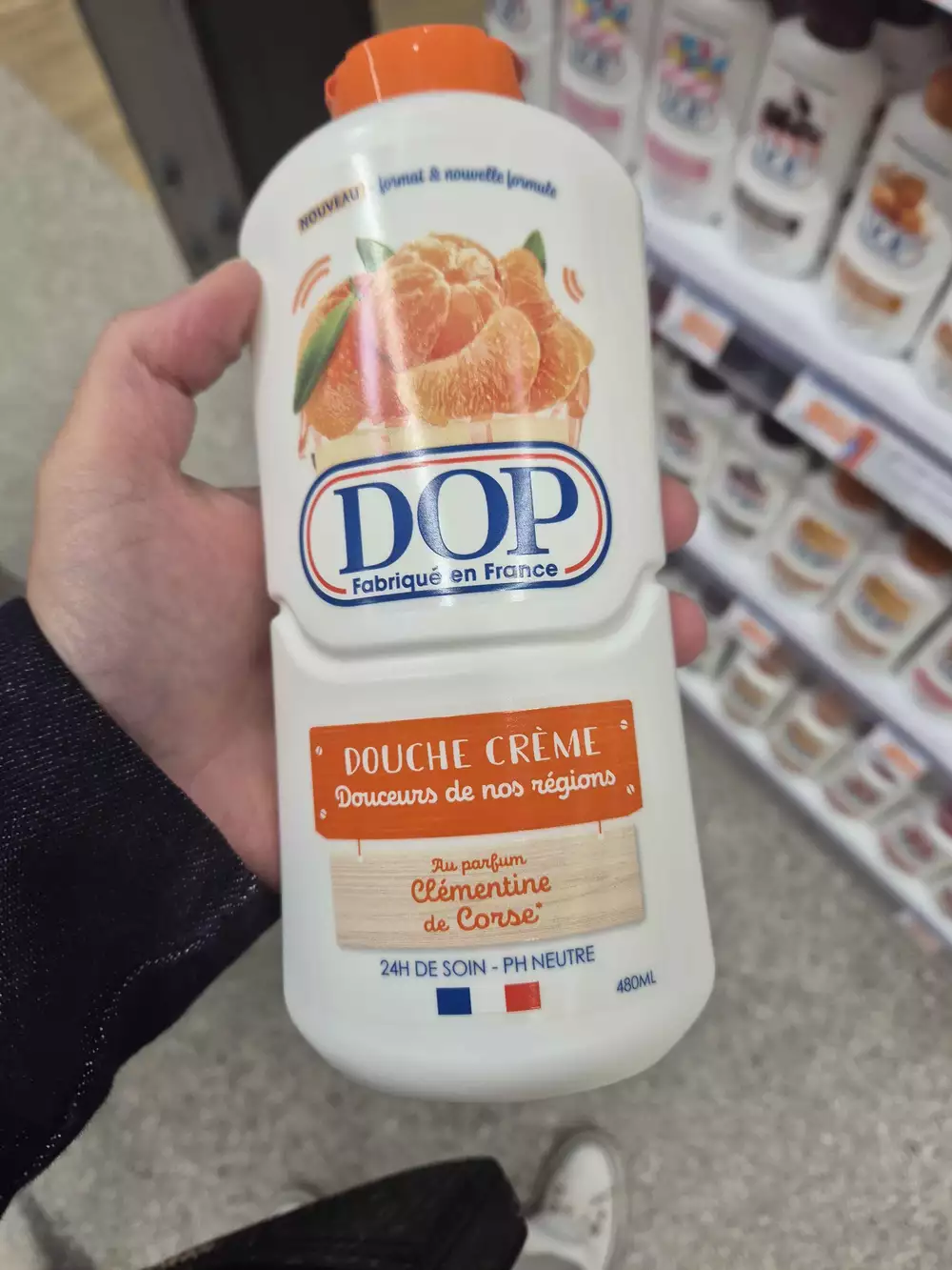 DOP - Douche crème au parfum clémentine de corse