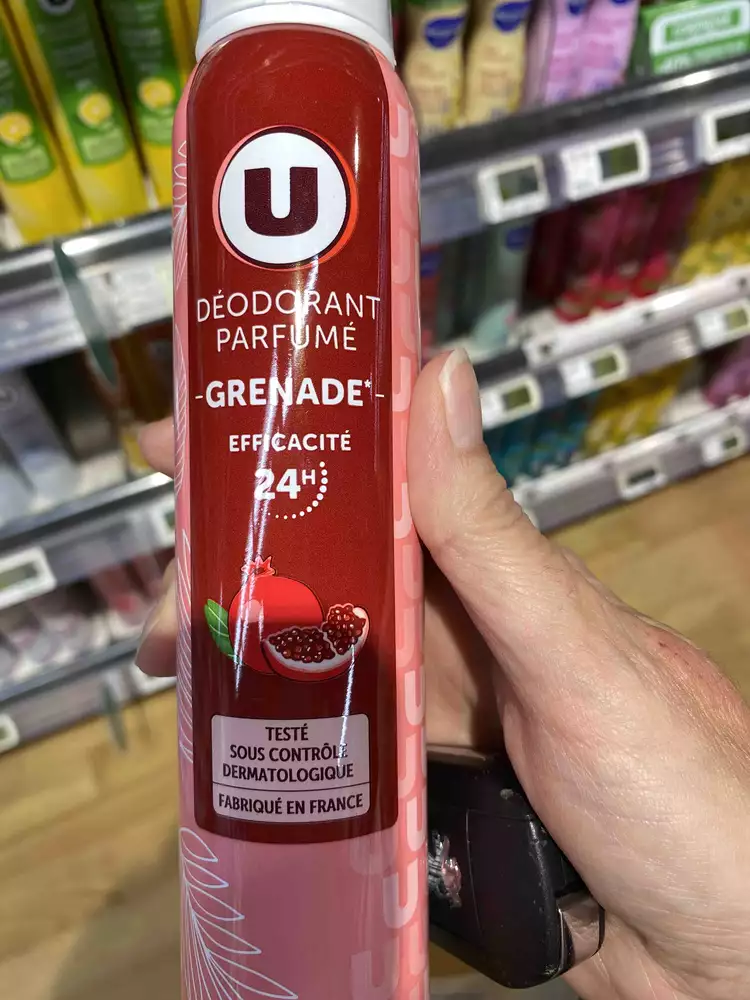 BY U - Déodorant parfumé grenade 24h