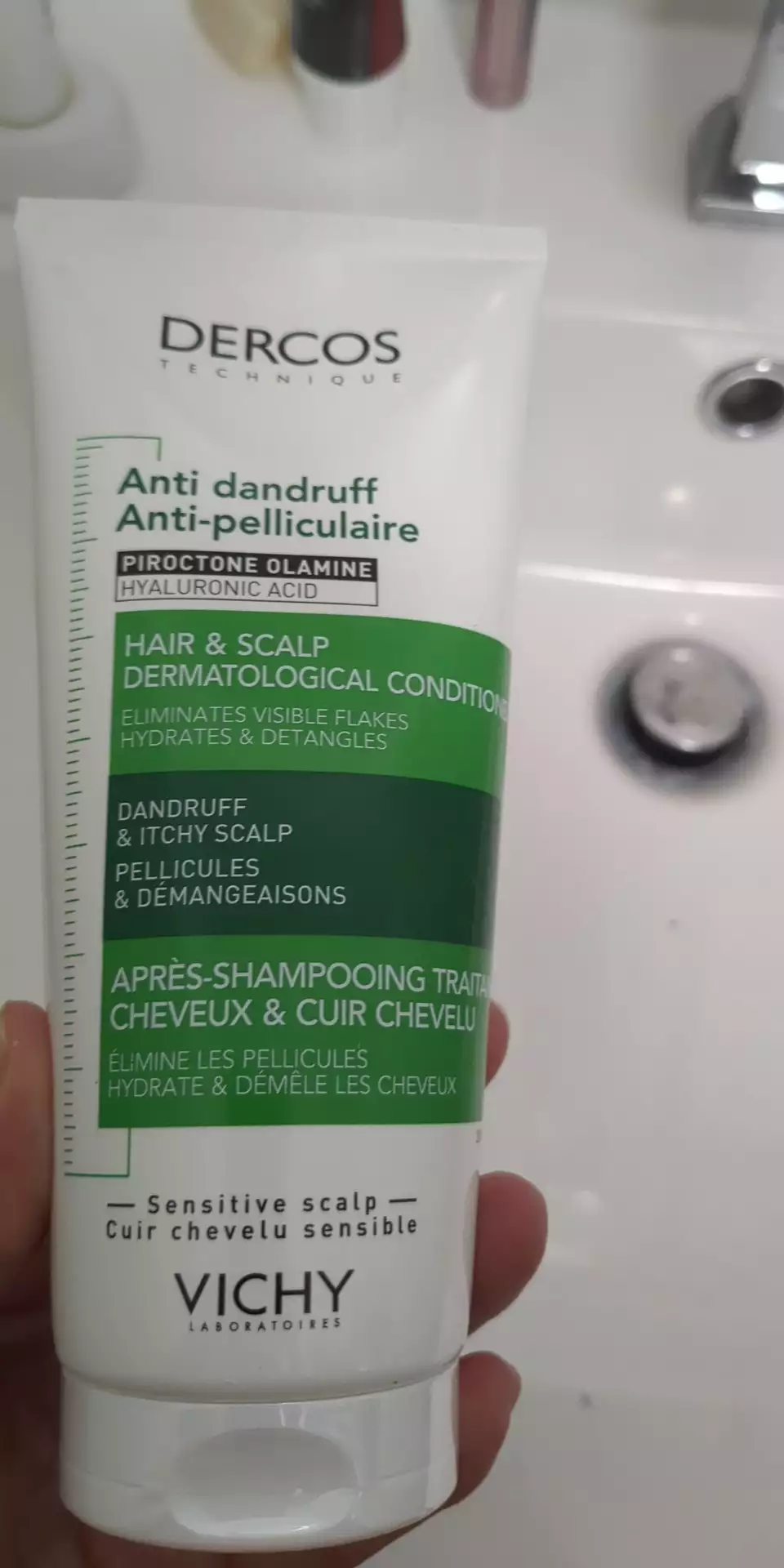 VICHY LABORATOIRES - Dercos - Après-shampooing traitant anti-pelliculaire