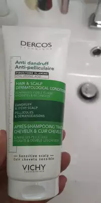 VICHY LABORATOIRES - Dercos - Après-shampooing traitant anti-pelliculaire