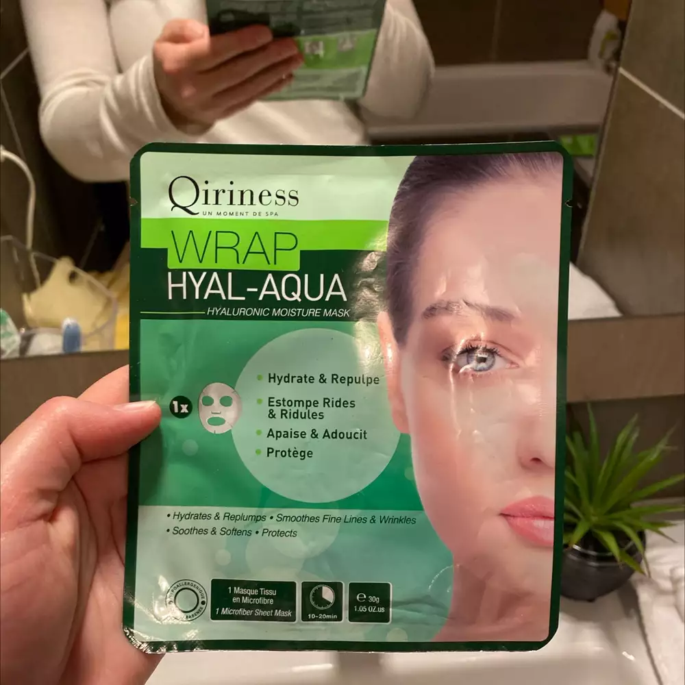 QIRINESS - Wrap hyal-aqua - hyaluronic moisture mask