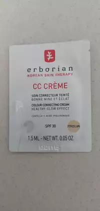 ERBORIAN - CC crème SPF 30 porcelain