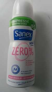 SANEX - Zéro % - Déodorant compressé 24h peaux sensibles