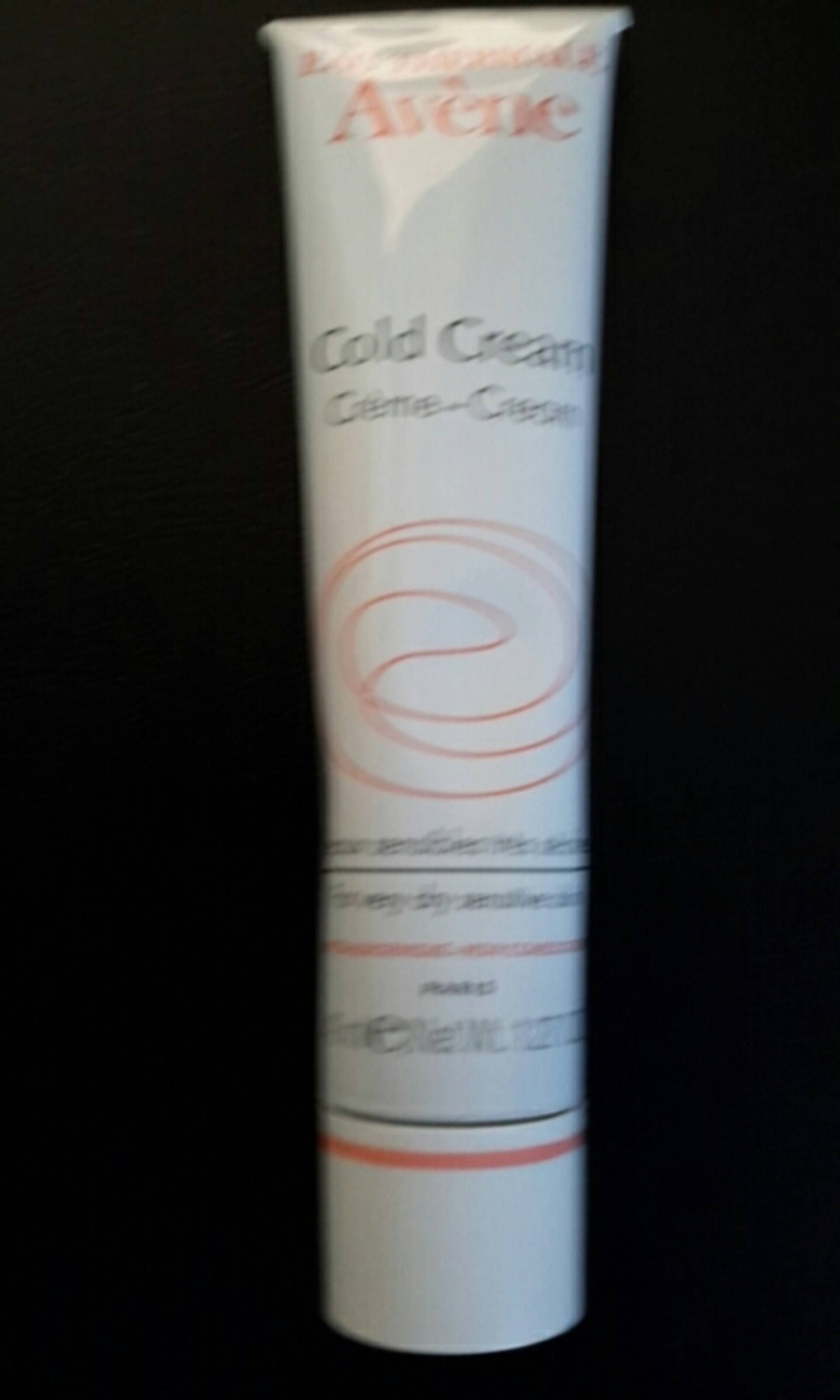 AVÈNE - Cold Cream - Crème peaux sensibles