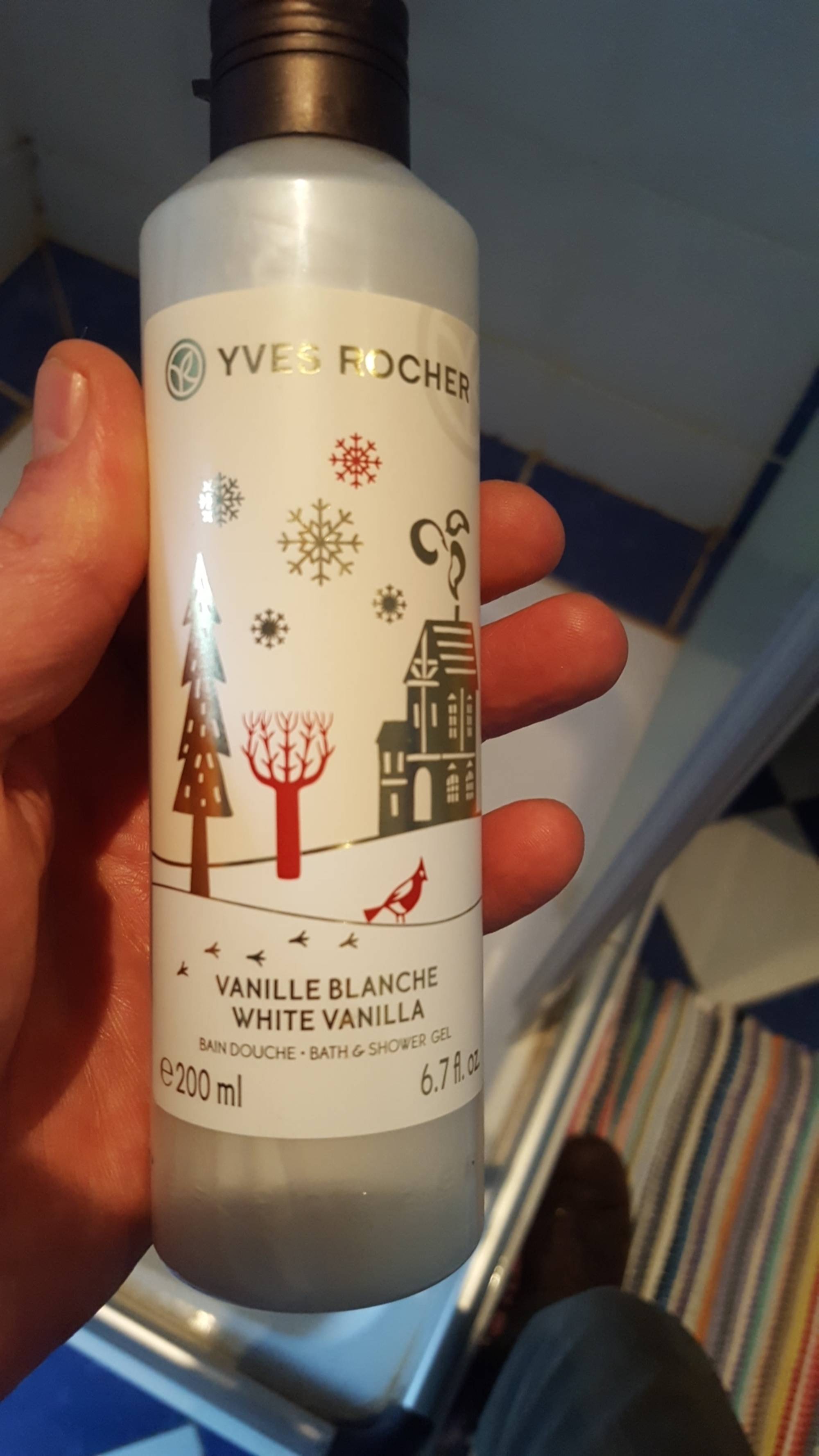 YVES ROCHER - Gel bain douche vanille blanche