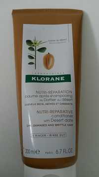 KLORANE - Nutri-réparation - Baume après-shampooing dattier du désert