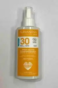 ALPHANOVA - Spray solaire écoresponsable - Haute protection spf 30