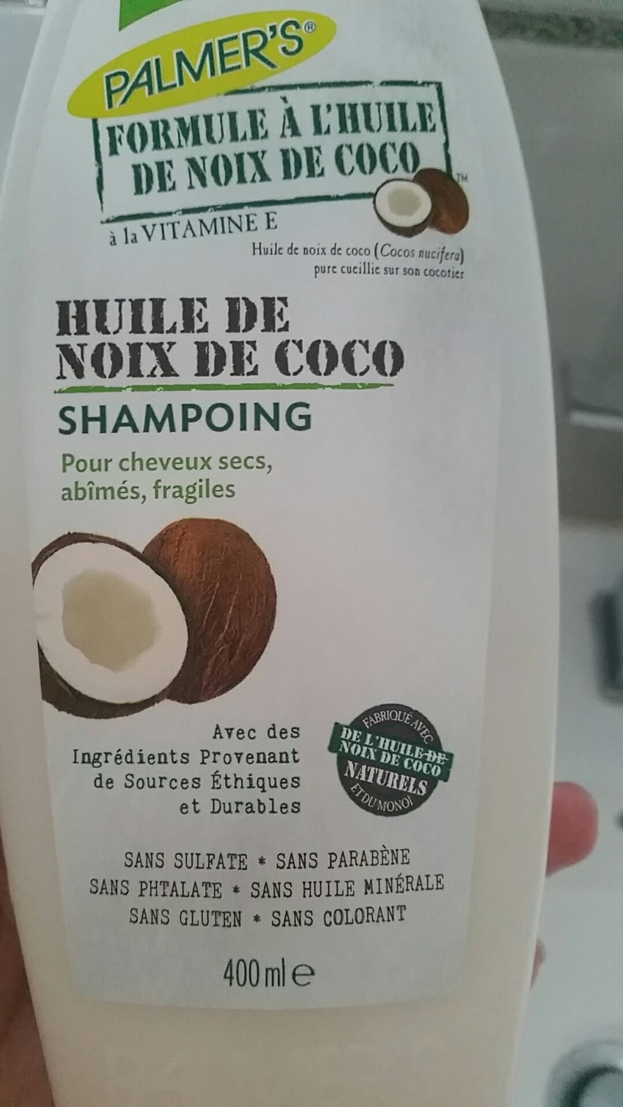 PALMER'S - Huile de noix de coco - Shampooing
