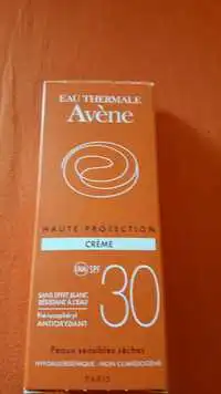 AVÈNE - Crème haute protection 30